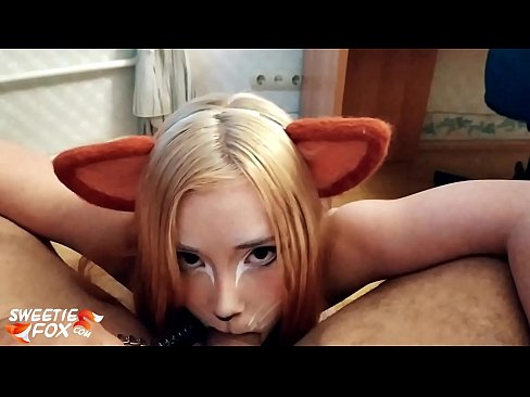 ❤️ Ka horomia e Kitsune te tiihi me te cum ki tona waha ☑ Porno i mi.fulldesisex.ru ❌️